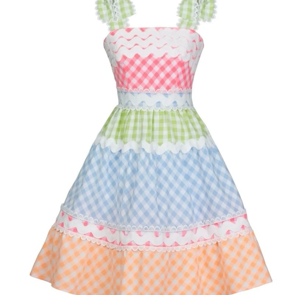 Celia B Jade Short Vichy Dress!  Small!  Brand new without tags! - Picture 4 of 4